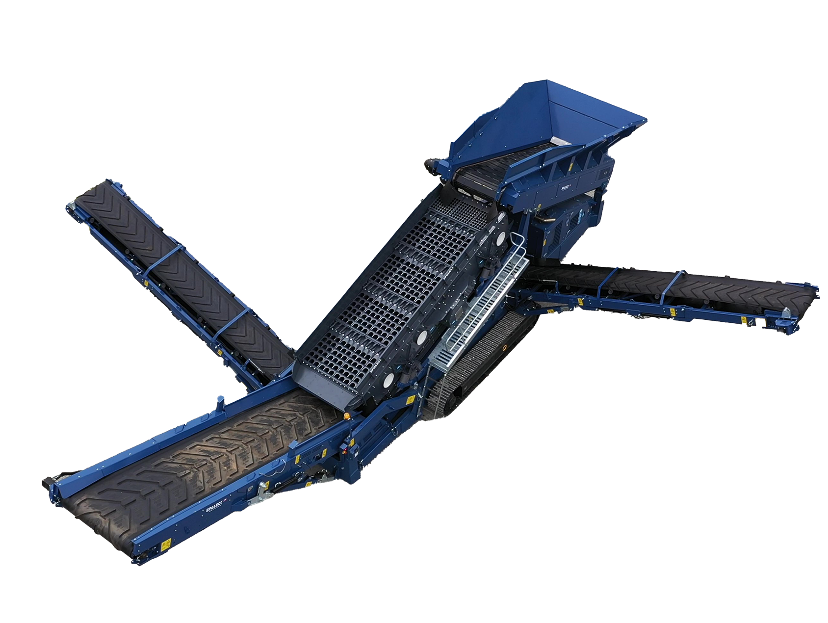 165 Mobile Siebmaschine von Spaleck als Allrounder, freigestellt