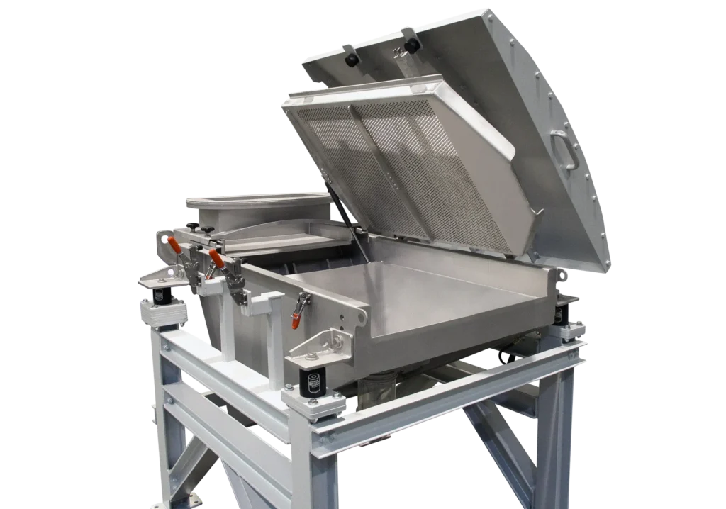 SPALECK ComfortLINE 系列篩分機：依照 GMP 標準製造，具備極佳的可操作性與清潔便利性
