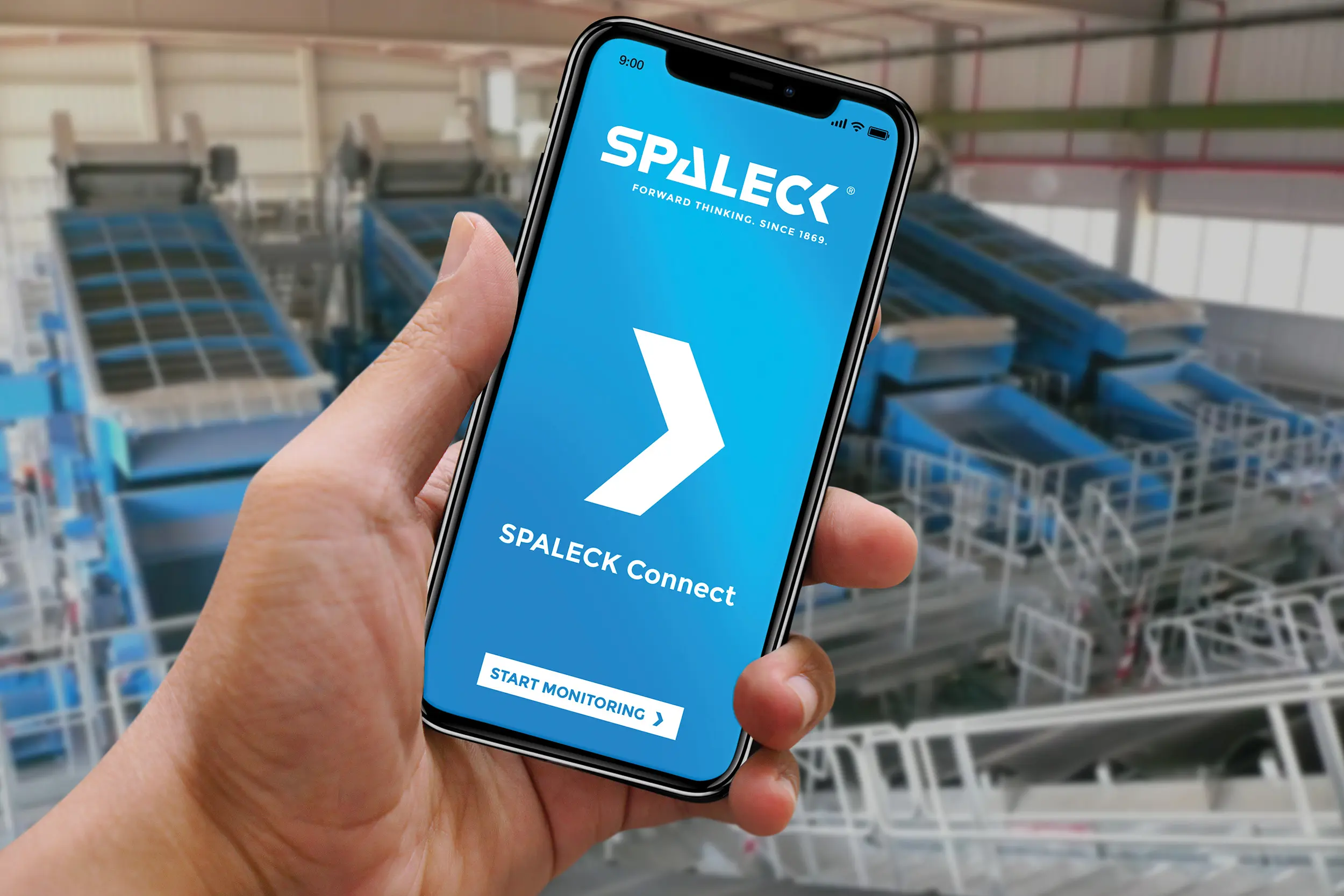 SPALECK CONNECT 技術，可輕鬆監控振動設備，例如篩分機或 ActiveFEED。 預測性維護系統可輕鬆整合至回收廠現有的設備控制系統中。