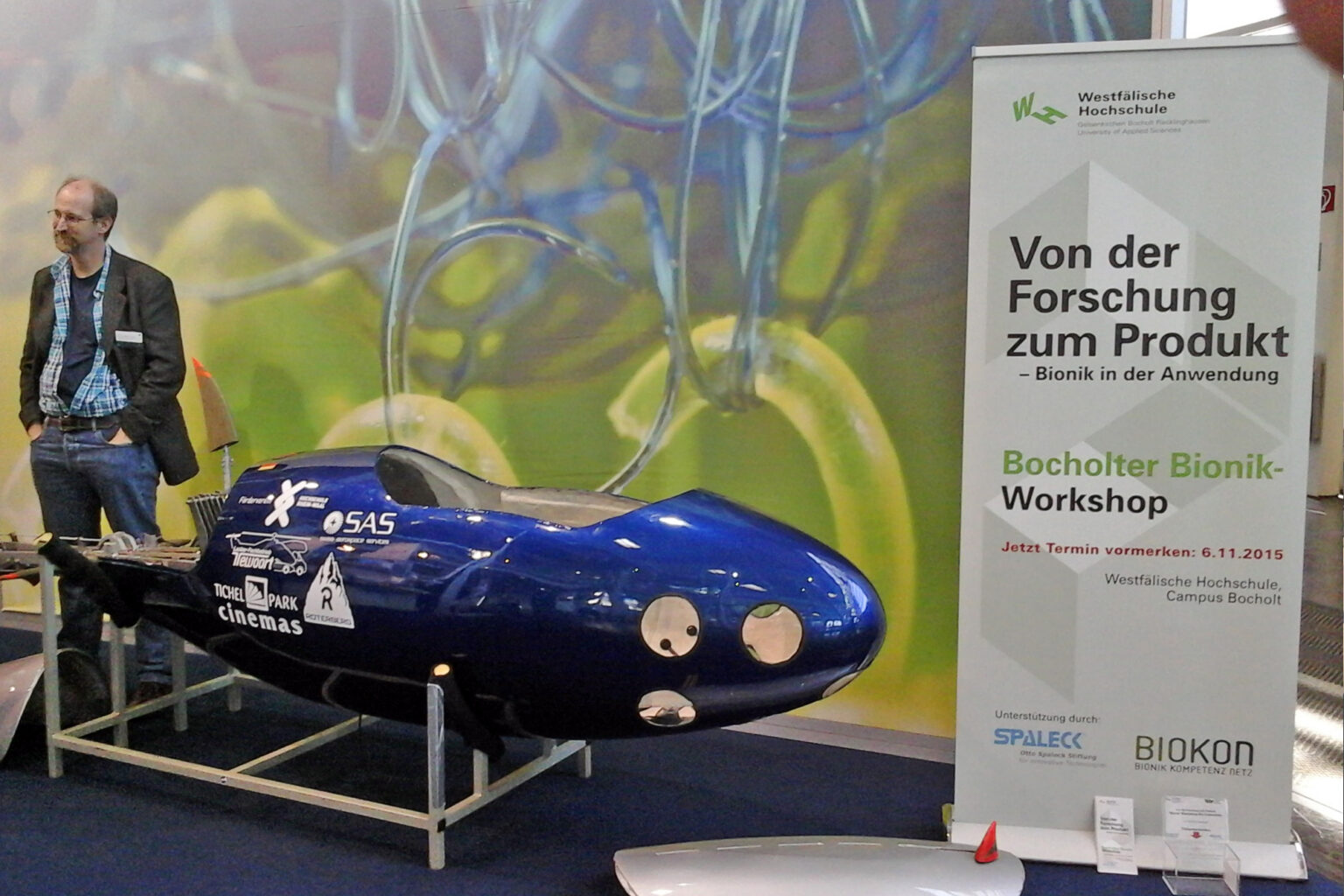 Photo from the Bocholt Bionics Workshop, courtesy of the Otto Spaleck Foundation